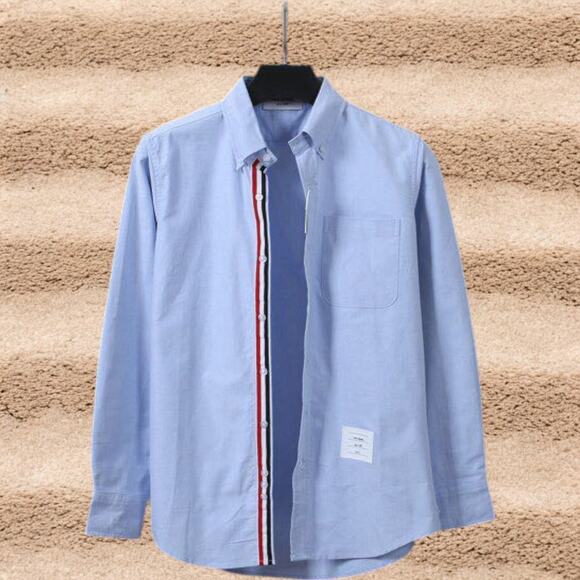 Thom Browne Men's Shirt Blue - Picture 3 of 5